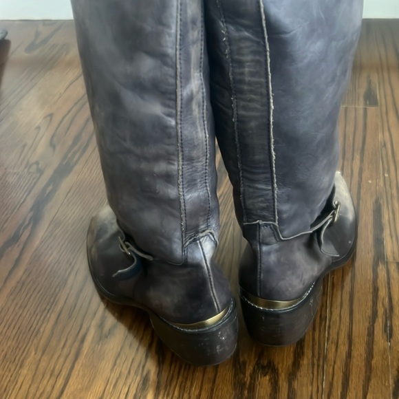 Lavorazione Artigiana leather boots in charcoal color size 39 Great condition - Picture 5 of 10